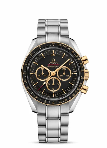 Omega Speedmaster Professional Moonwatch Stainless Steel / Yellow Gold / Black / Tokyo Olympics / Set 522.20.42.30.01.002 (52220423001002)